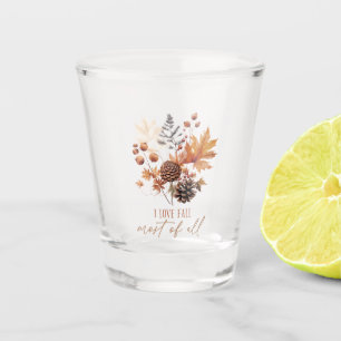 Vaso De Chupito Me Encanta Mayormente La Caída - Deja El Foliage