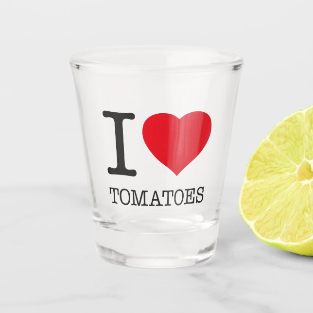 VASO DE CHUPITO ME ENCANTAN LOS TOMATES (Anverso)