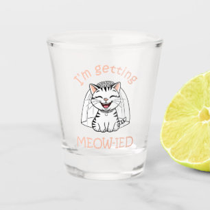 Vaso De Chupito ¡Me estoy casando con un gato!