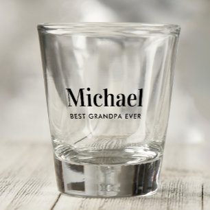 Vaso De Chupito Mejor Abuelo Monogramado