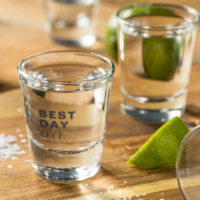 Vaso De Chupito Mejor Día Cada Favor De Boda (Subido por el creador)