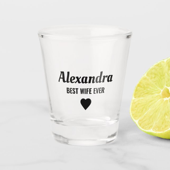 Vaso De Chupito Mejor Esposa (Anverso)