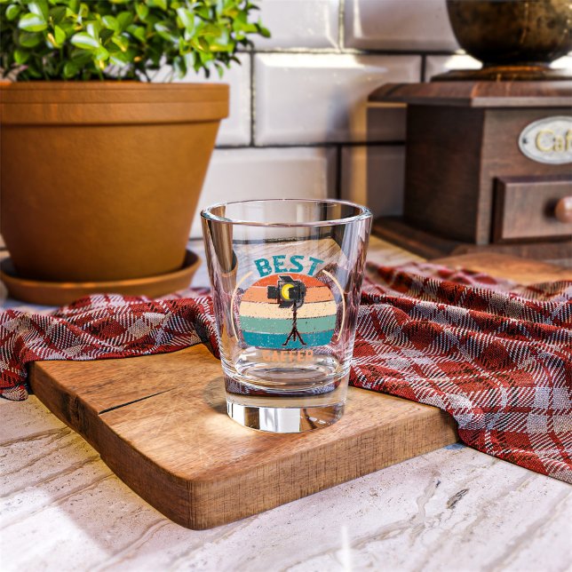 Vaso De Chupito Mejor Gaffer - Vidrio de disparo de estilo retro (Subido por el creador)