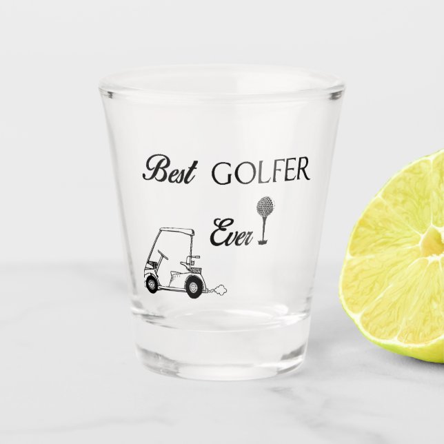 Vaso De Chupito Mejor golfista (Anverso)