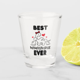 Vaso De Chupito Mejor Mamasauro divertido nunca Glass de disparo