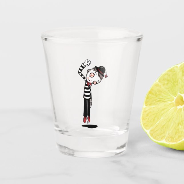 Vaso De Chupito Mejor Mime de la Historia (Anverso)