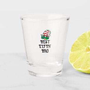 Vaso De Chupito Mejor Navidades de Elfin de BRO Navidades Elf ince