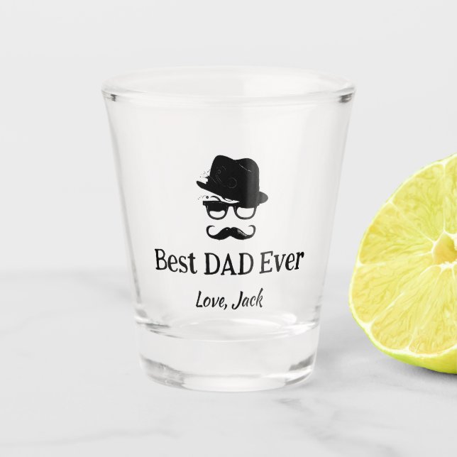 Vaso De Chupito Mejor Papá de siempre - Regalo del Día del Padre P (Anverso)