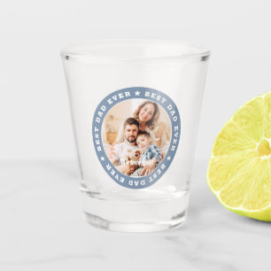 Vaso De Chupito Mejor Papá del Mundo Estrella Moderna Foto Persona