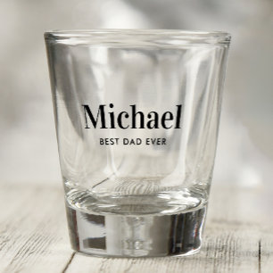 Vaso De Chupito Mejor Papá Monogramado