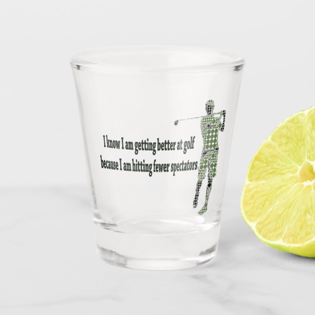 Vaso De Chupito Mejorar el golf (Anverso)