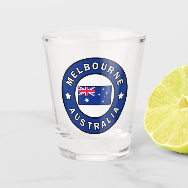 Vaso De Chupito Melbourne Australia (Anverso)