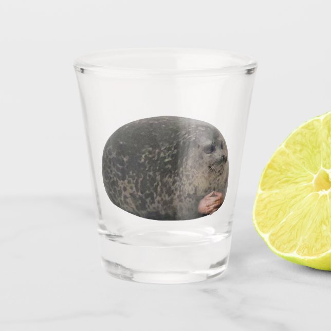 Vaso De Chupito Meme de sello para juzgar el cristal de disparo (Anverso)