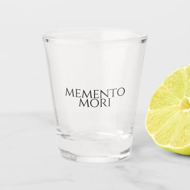 Vaso De Chupito Memento Mori (Anverso)