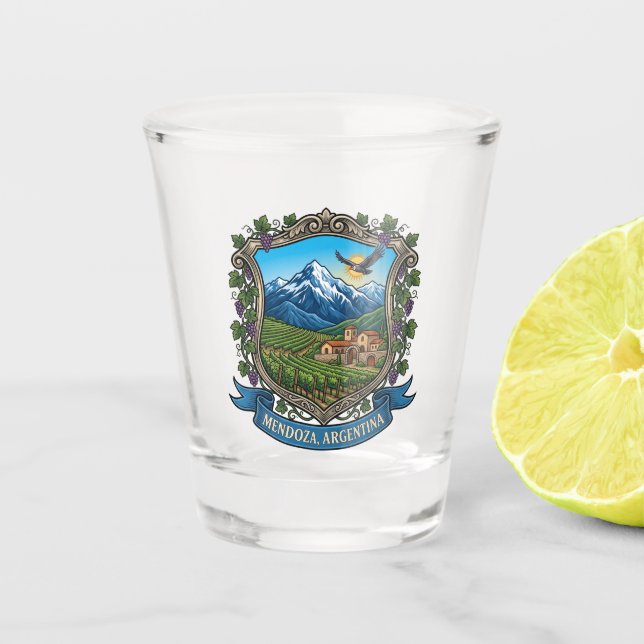 Vaso De Chupito Mendoza Argentina (Anverso)