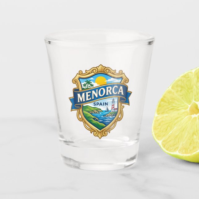 Vaso De Chupito Menorca España (Anverso)