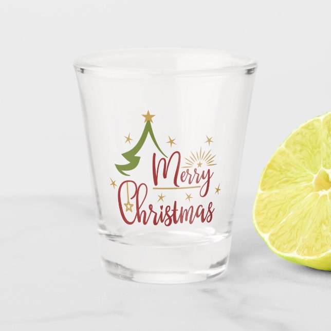 Vaso De Chupito Merry Christmas (Anverso)