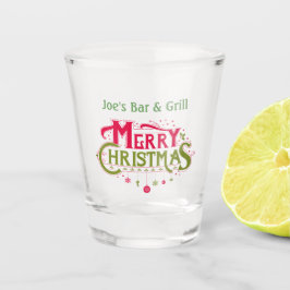 Vaso De Chupito Merry Christmas Joe's Bar and Grill personalizado