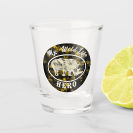 Vaso De Chupito Mi héroe de vida salvaje