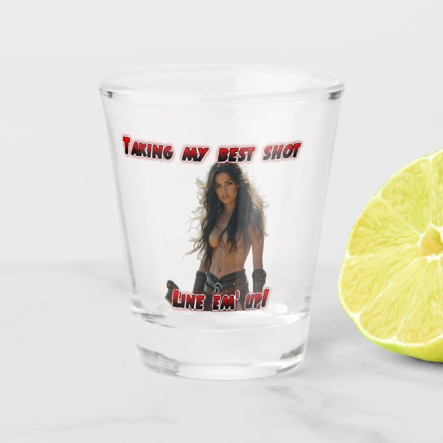 Vaso De Chupito Mi mejor disparo (Vaso de chupito) (Anverso)
