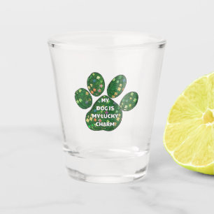 Vaso De Chupito Mi perro es mi amuleto de la suerte