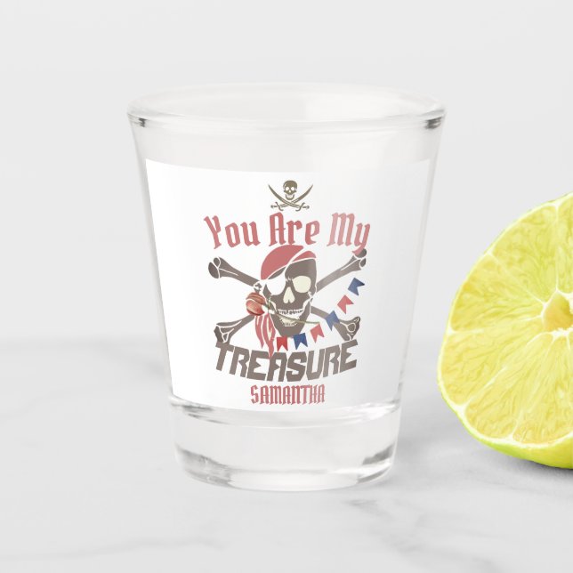 Vaso De Chupito Mi tesoro | Día Internacional de Hablar como un Pi (Anverso)