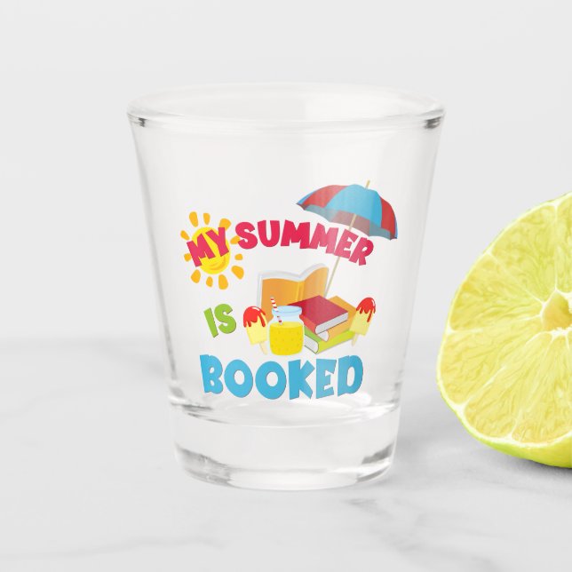 Vaso De Chupito Mi verano está lleno (Anverso)
