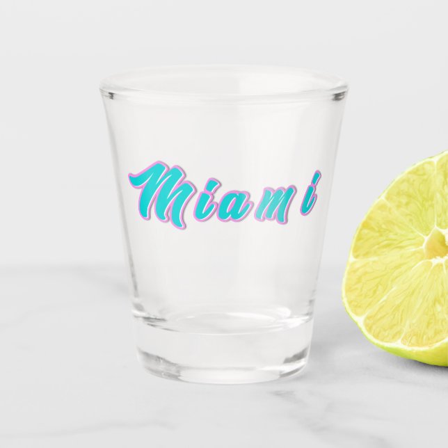 Vaso De Chupito Miami (Anverso)