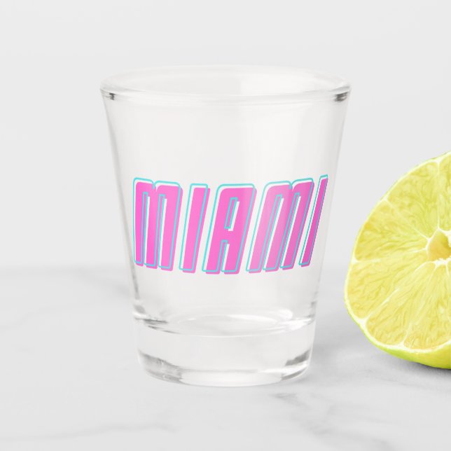 Vaso De Chupito Miami (Anverso)
