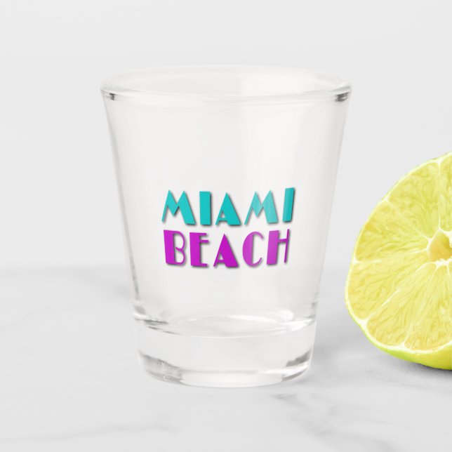 Vaso De Chupito Miami Beach (Anverso)
