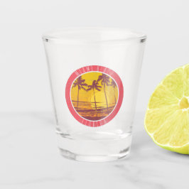 Vaso De Chupito Miami Beach Florida Playa Vintage Amanecer Surf