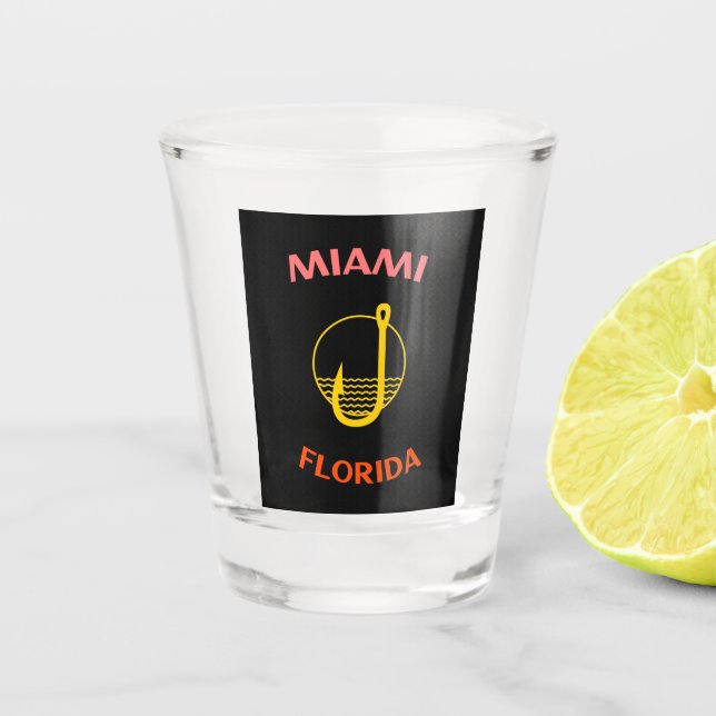 Vaso De Chupito miami florida gran pesca (Anverso)