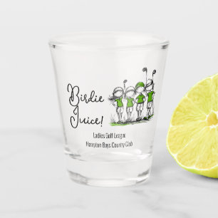 Vaso De Chupito Miembro del club de golf de la Liga de Damas Birdi