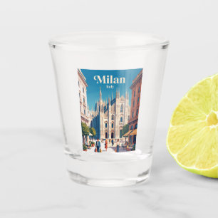 Vaso De Chupito Milán, Lombardía, Italia