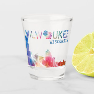 Vaso De Chupito Milwaukee, vidrio caliente de Wisconsin