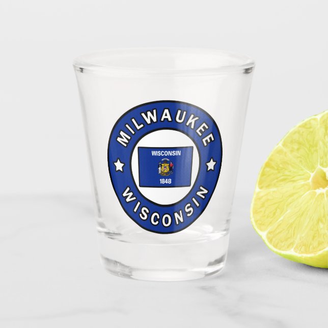 Vaso De Chupito Milwaukee Wisconsin (Anverso)