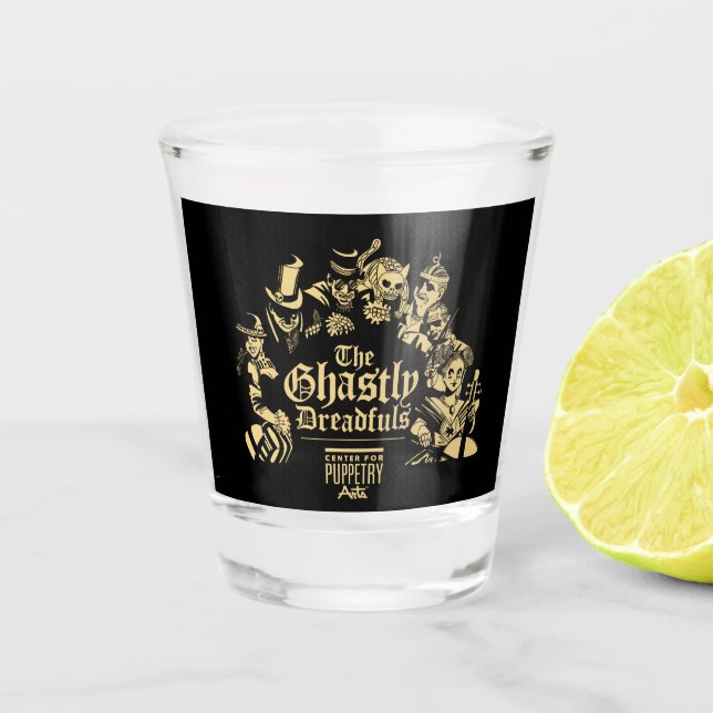 Vaso De Chupito Mini cristal de tambor brillante (Anverso)