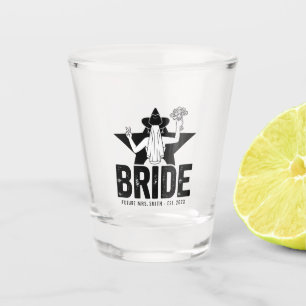 Vaso De Chupito Minimal Bride Floral
