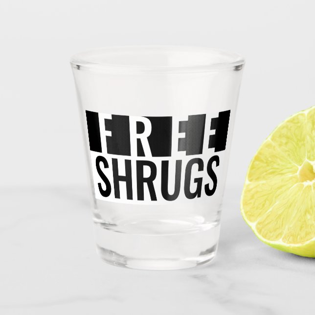 Vaso de Chupito Minimalista Muñecas Libres (Anverso)