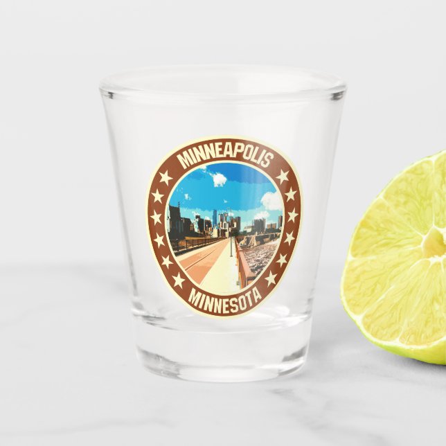 Vaso De Chupito Minneapolis (Anverso)