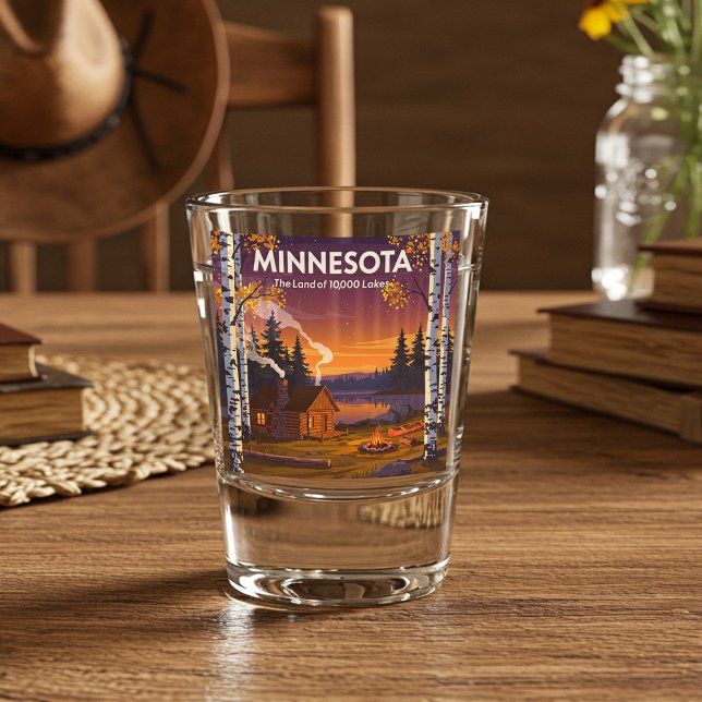 Vaso De Chupito Minnesota vintage (Subido por el creador)