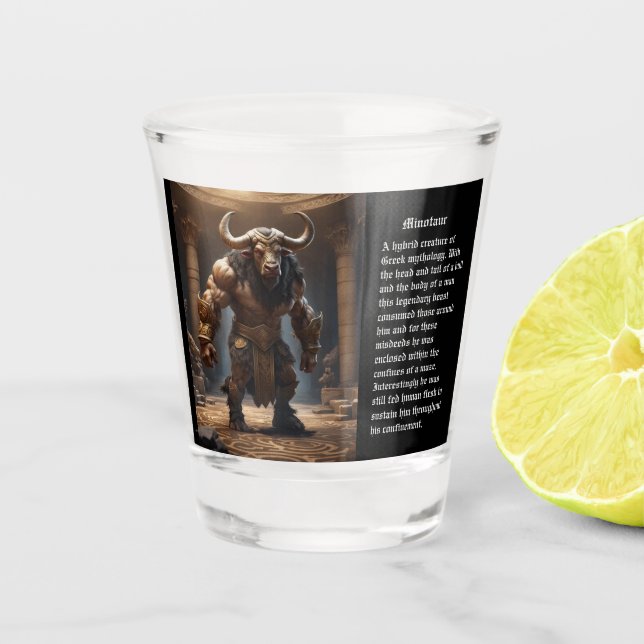 Vaso De Chupito Minotauro (Anverso)