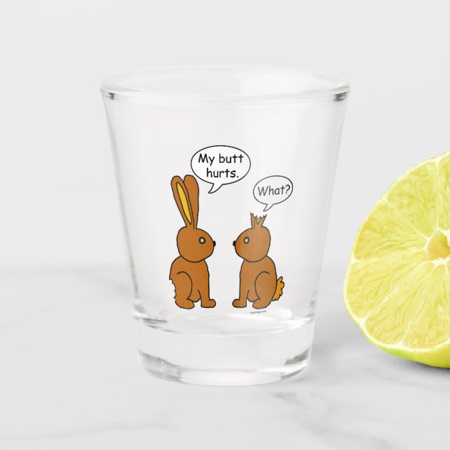 Vaso De Chupito ¡Mis daños del extremo! ¿- Qué? (Anverso)