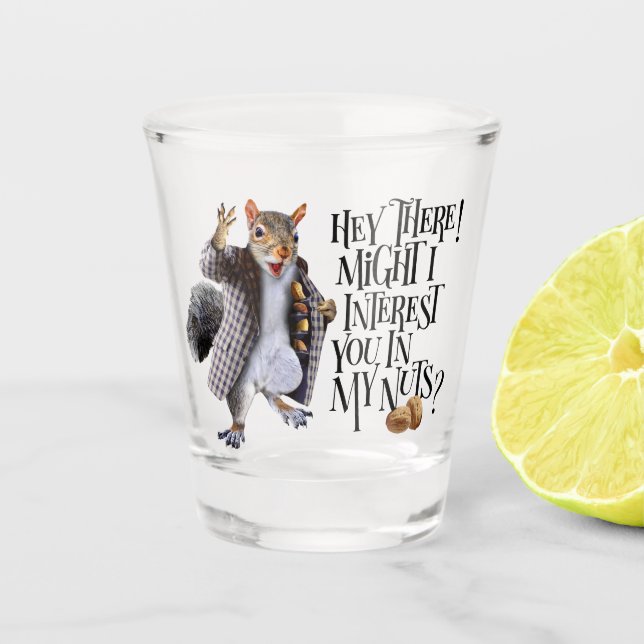 Vaso De Chupito Mis nueces de ardilla (Anverso)