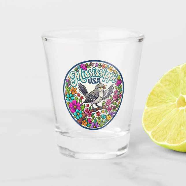 Vaso De Chupito Misisipi EE. UU. (Anverso)