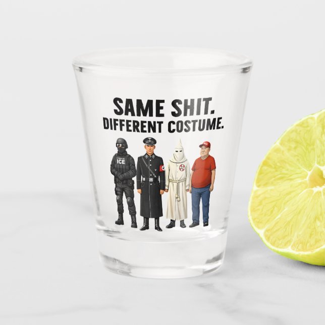 Vaso De Chupito Mismo Disfraz Diferente (Anverso)
