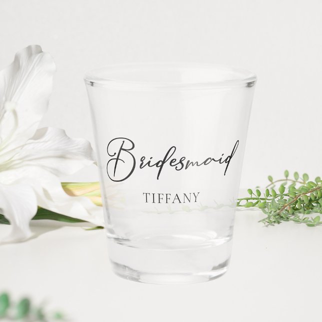 Vaso De Chupito Moda Boda blanco negro Personalizado moderna dama  (Subido por el creador)