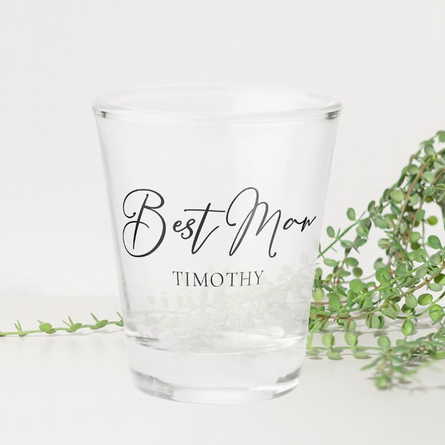 Vaso De Chupito Moda Boda blanco negro Personalizado moderno mejor (Subido por el creador)