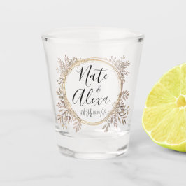 Vaso De Chupito Moda Boda floral moderno personalizado