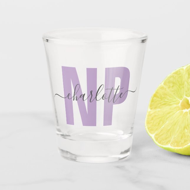 Vaso De Chupito Moda de Graduación de Enfermero Profesional Person (Anverso)